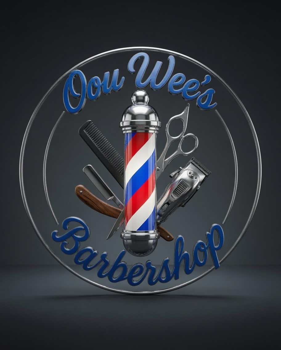 Oou Wee's Barbershop logo